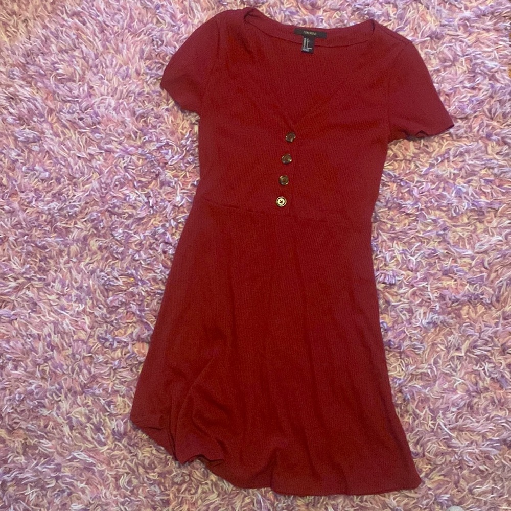 Red forever 21 sun dress